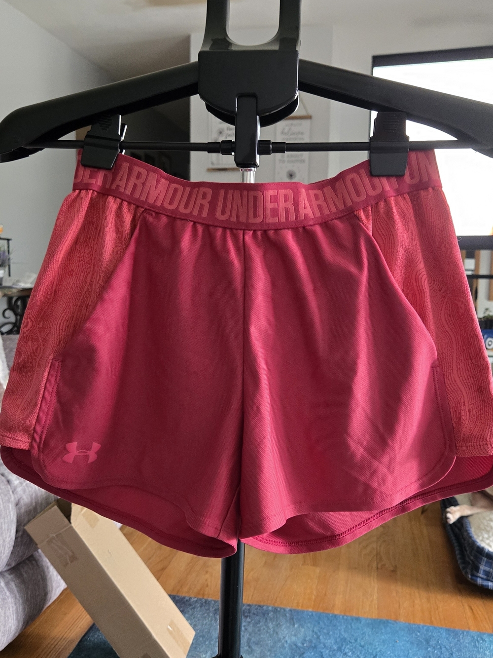Under Armour Women’s Raspberry Athletic Shorts